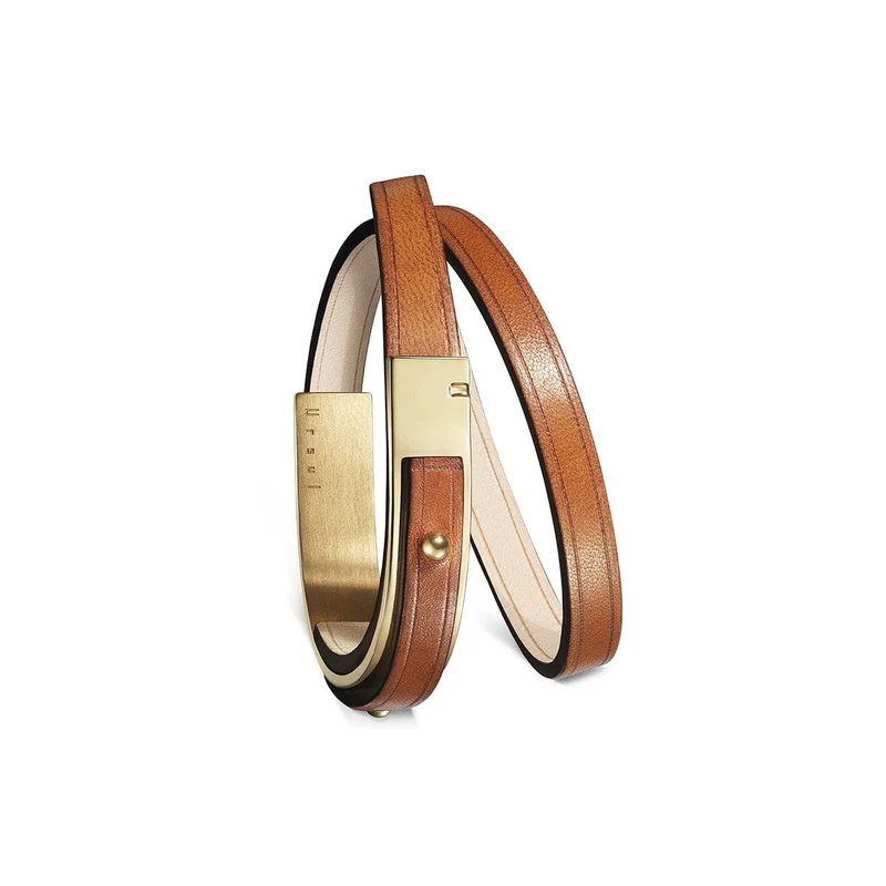 Bracelet cuir femme camel | U'ROCK