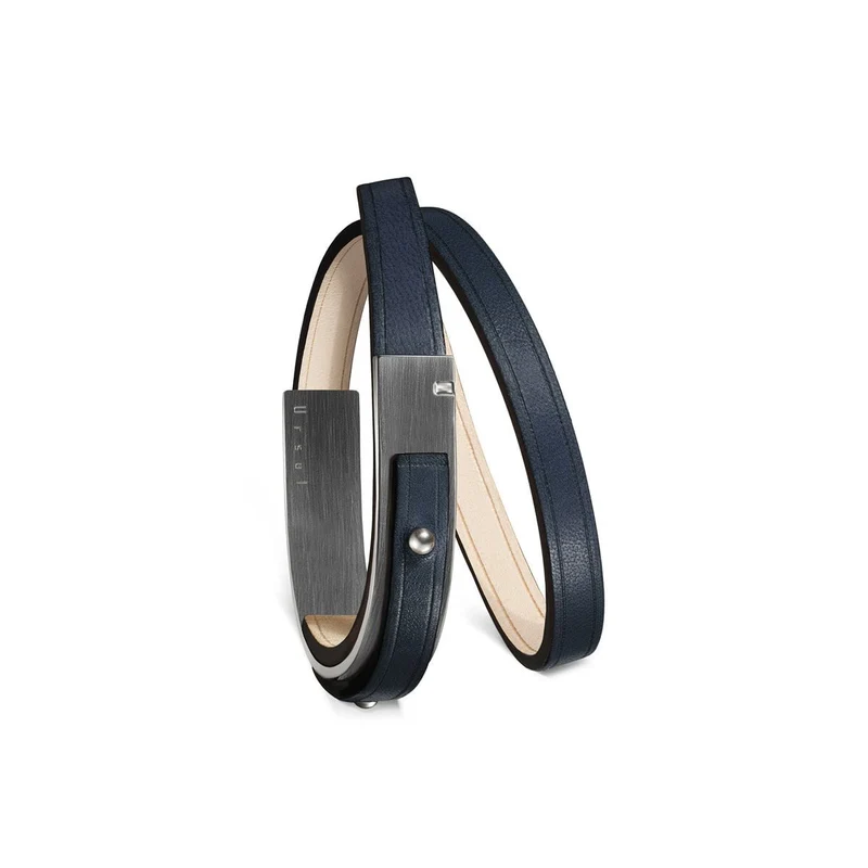 Bracelet cuir bleu homme | U'ROCK