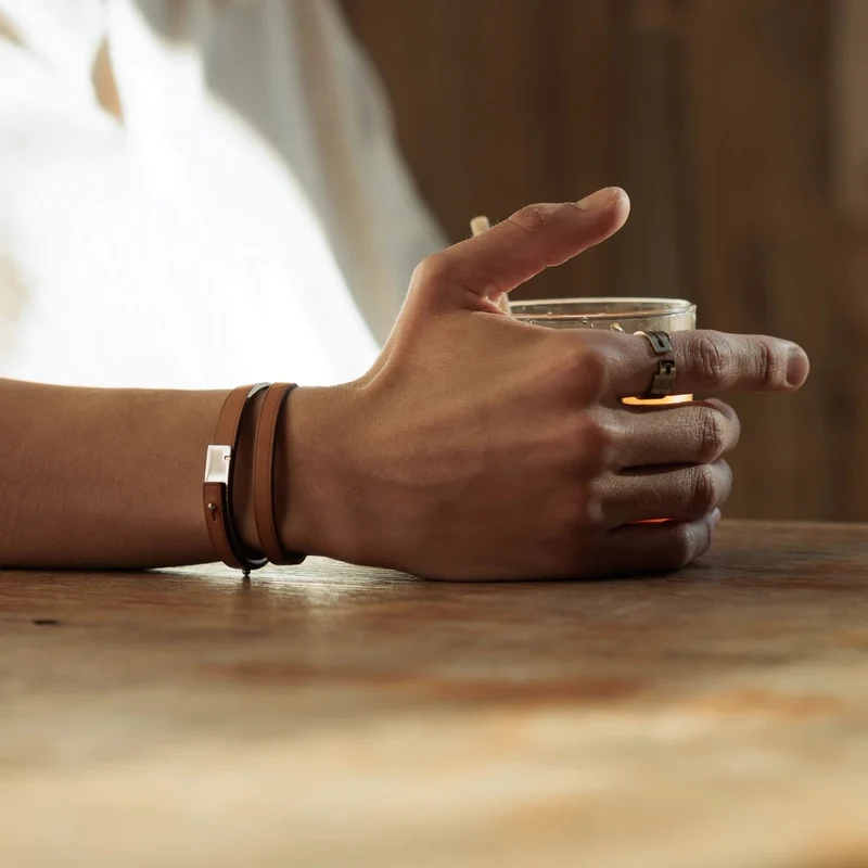 Bracelet homme rock double tour | U'ROCK