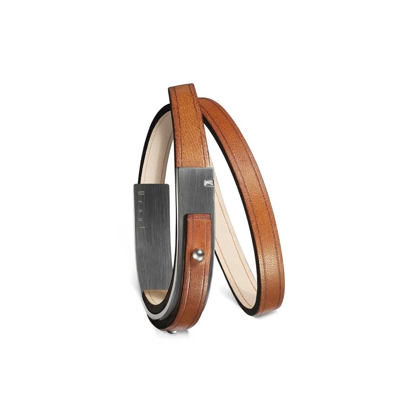 Bracelet cuir camel homme | U'ROCK