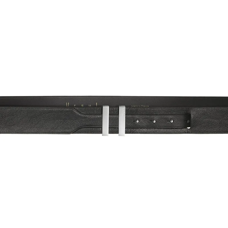 Ceinture cuir noir homme | SPARTIATE.34
