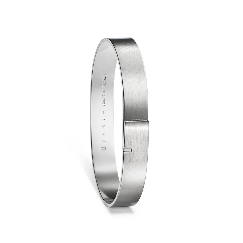 Bracelet jonc argent homme - 9mm | SATURNE.9