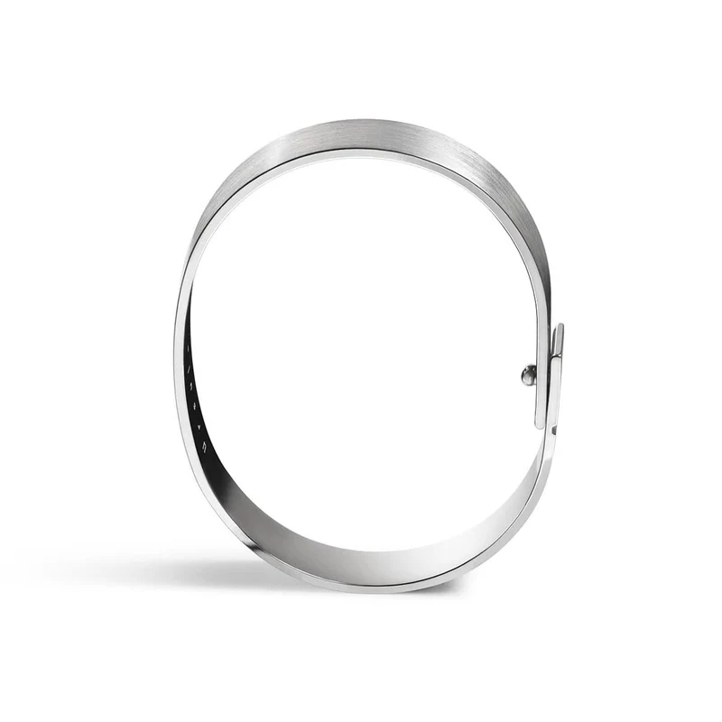 Bracelet jonc argent homme - 9mm | SATURNE.9