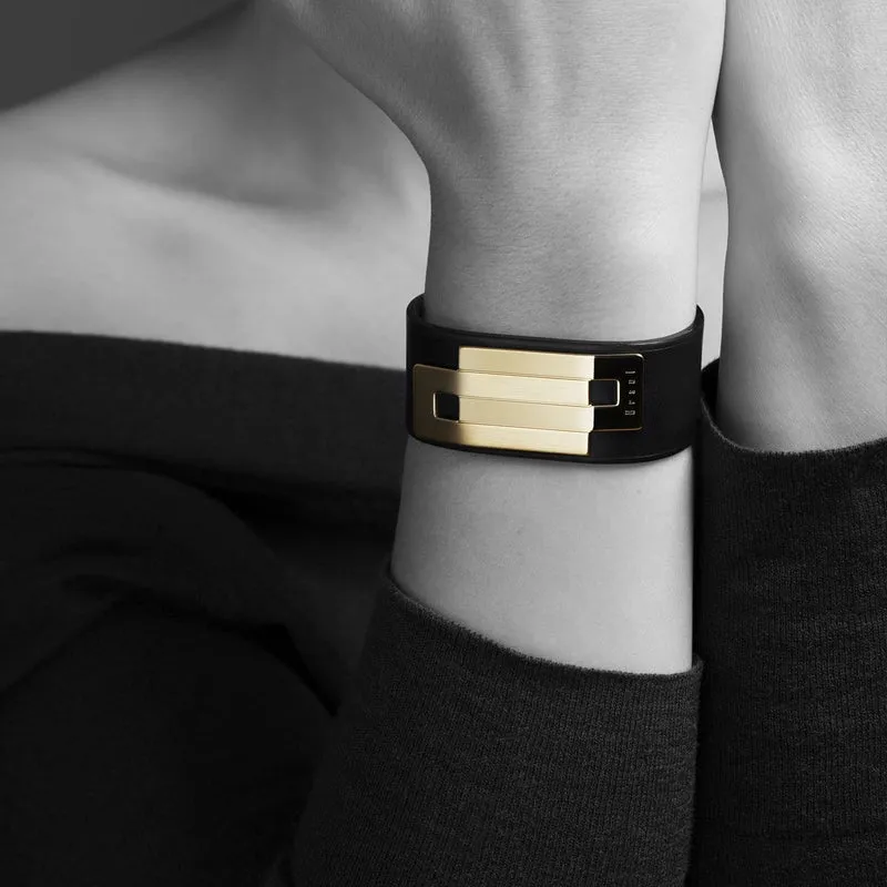 Bracelet manchette cuir femme | EMBRACE