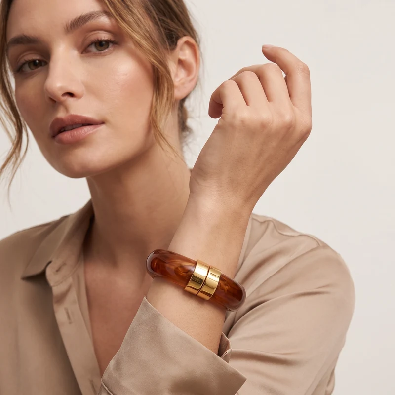 Bracelet Luna ambre