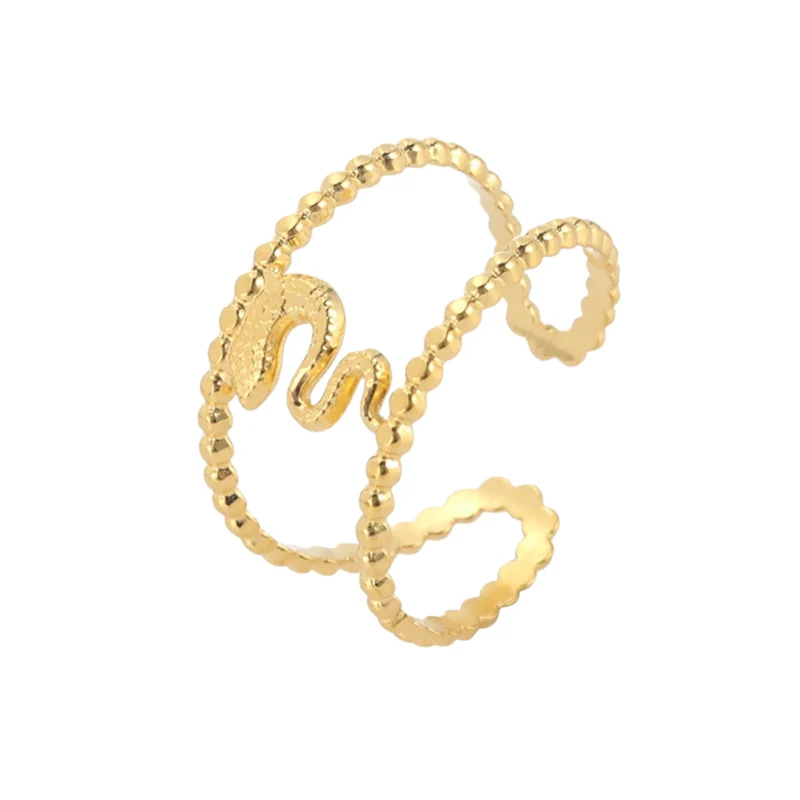 Bague Serpent Fine Dorée