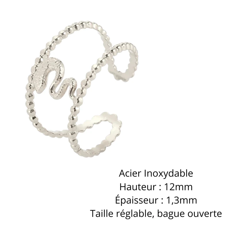 Bague Serpent Fine Dorée