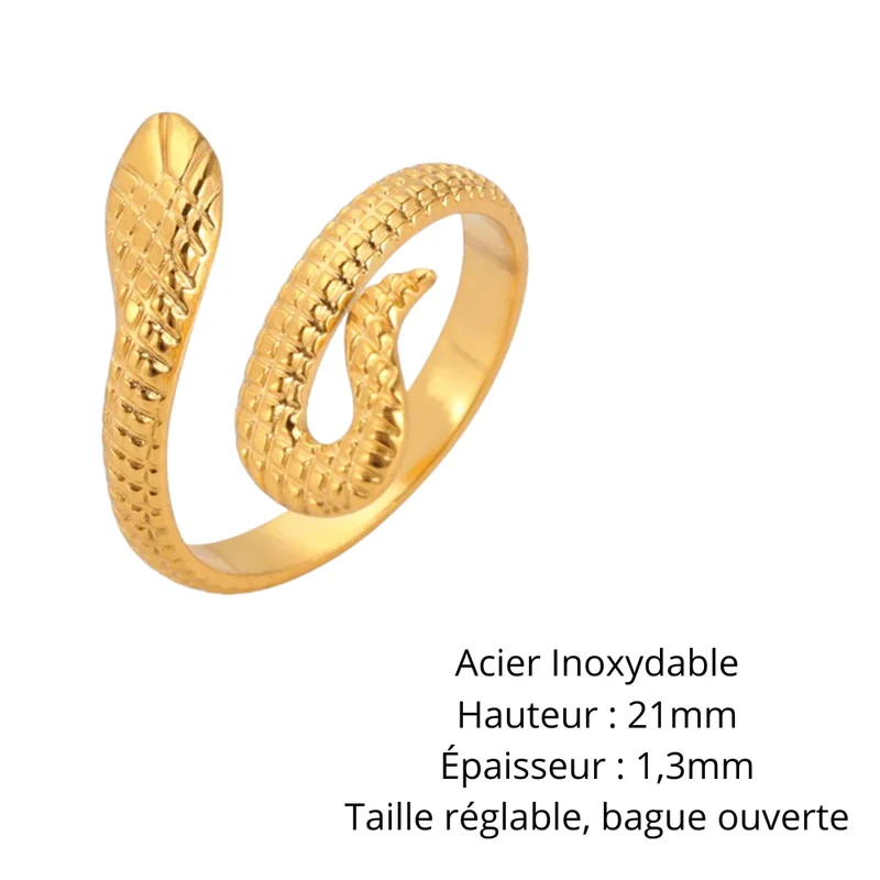 Bague Serpent Élégant