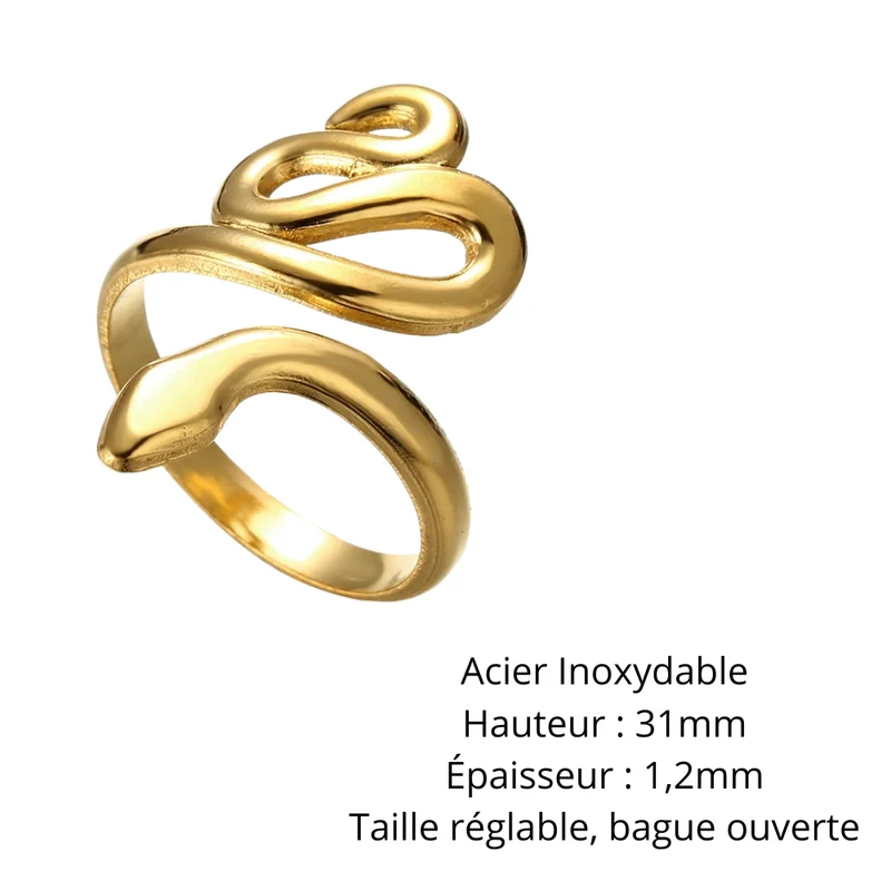 Bague Serpent Précieux