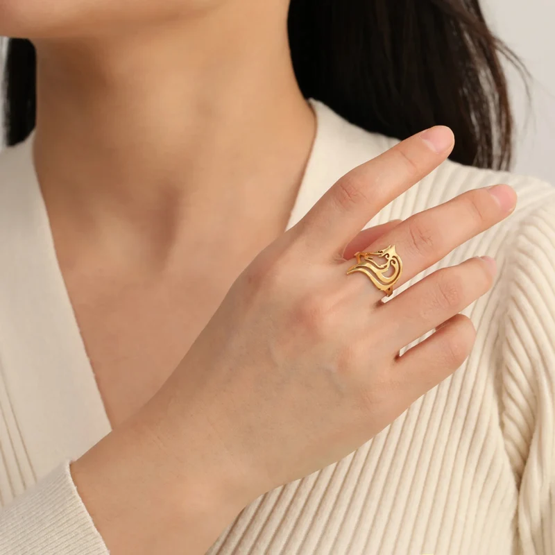 Bague Loup Femme