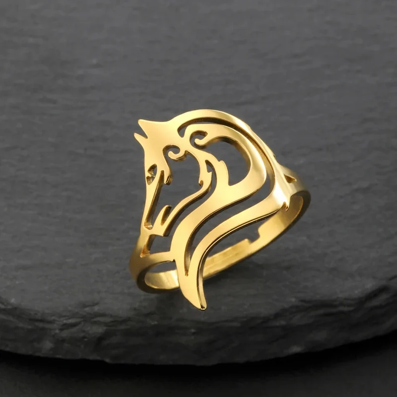 Bague Loup Femme