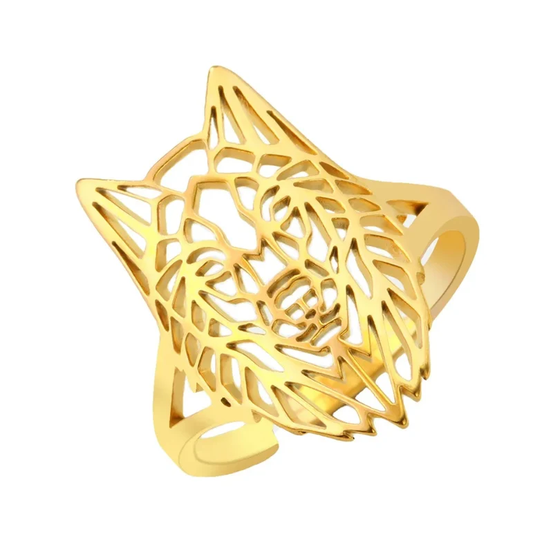 Bague Loup Origami