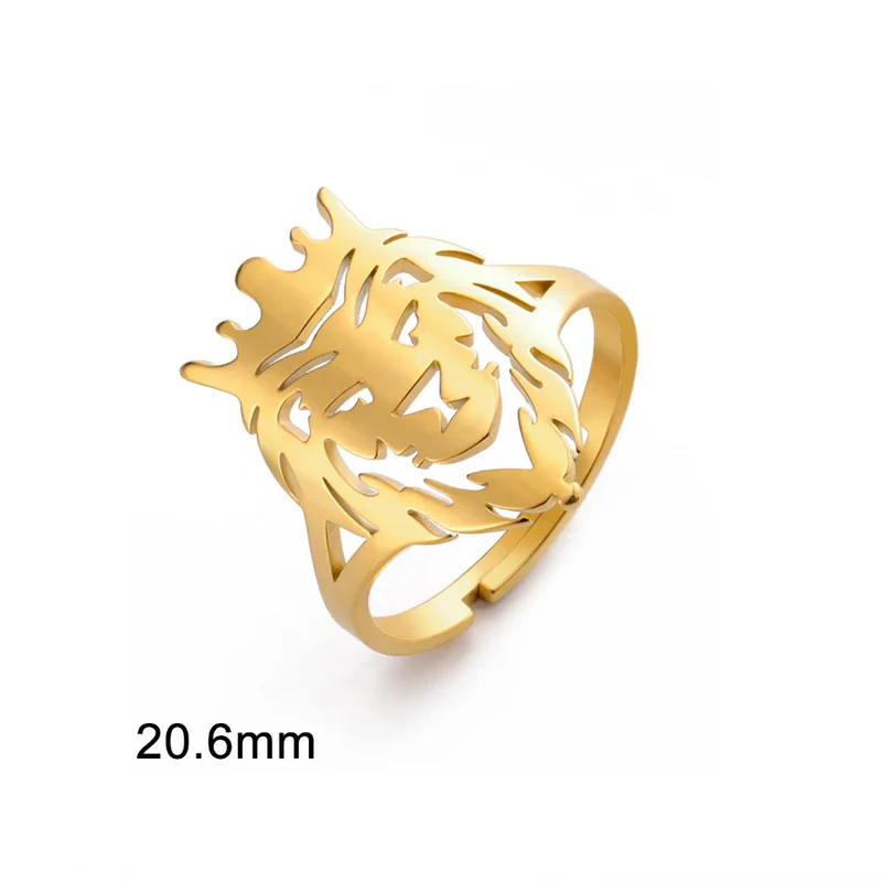 Bague Lion Couronne