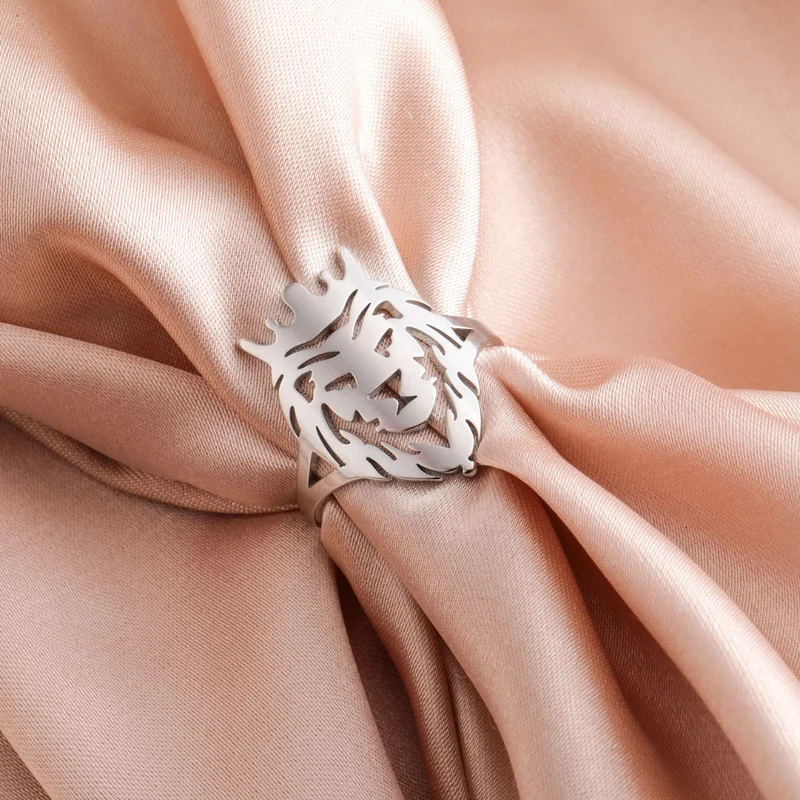 Bague Lion Couronne