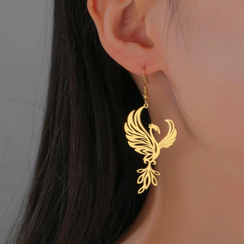 Boucles d'Oreilles Phoenix Femme