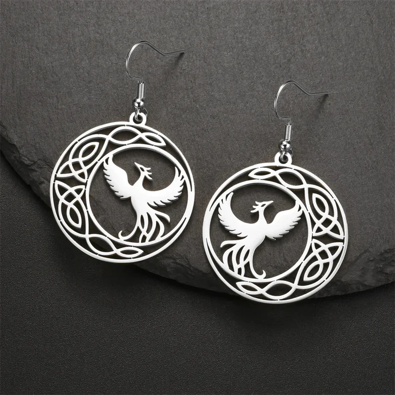Boucles d'Oreilles Phoenix Cercle