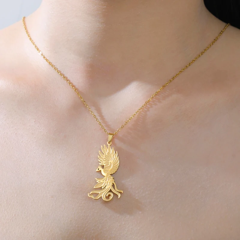 Collier Phoenix Volant