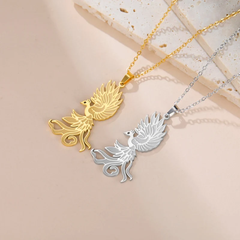 Collier Phoenix Volant