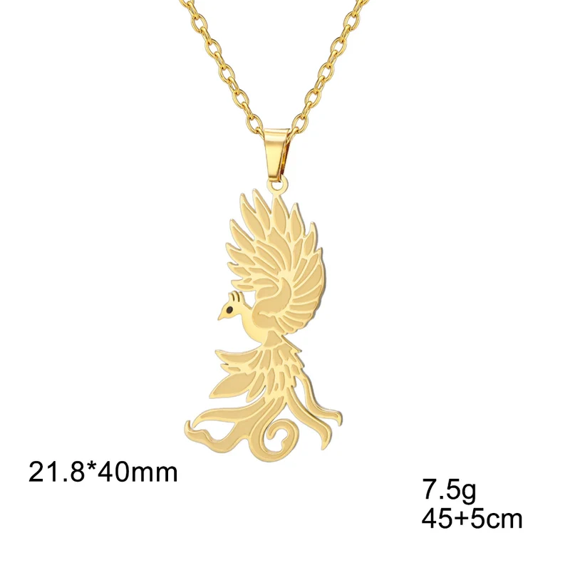 Collier Phoenix Volant