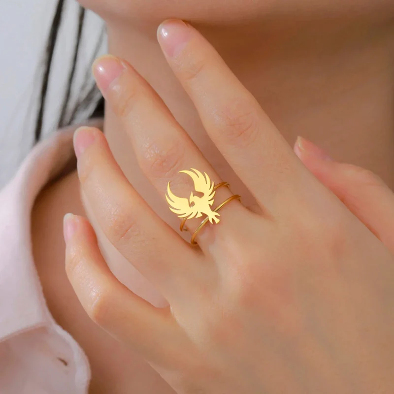 Bague Phoenix Réglable