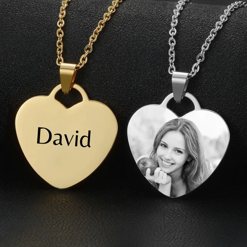 Collier Coeur Personnalisable