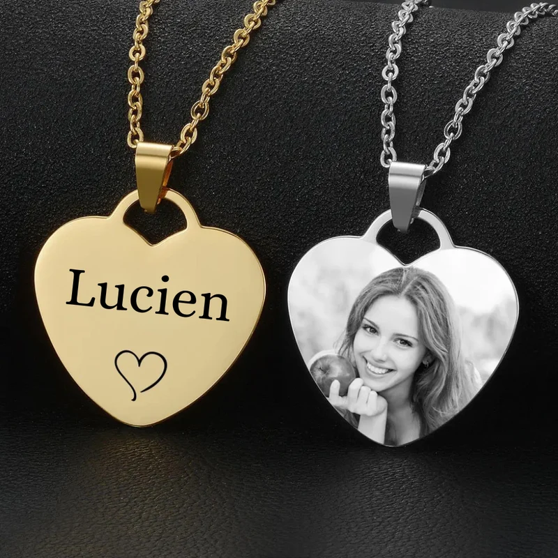 Collier Coeur Personnalisable