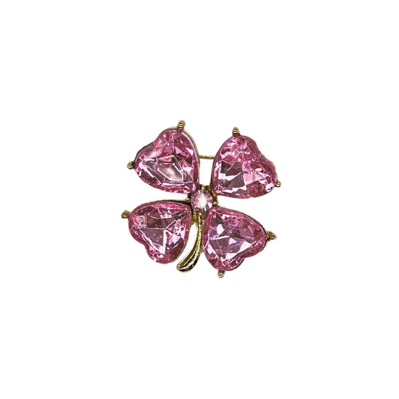 BROCHE "TREFLE M"