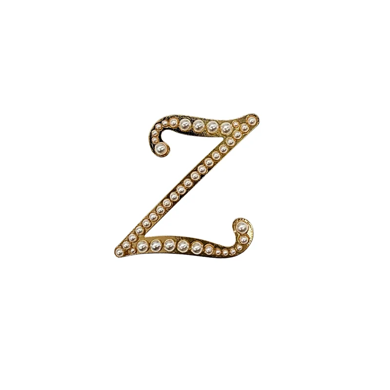 BROCHE "INITIALE PEARL"