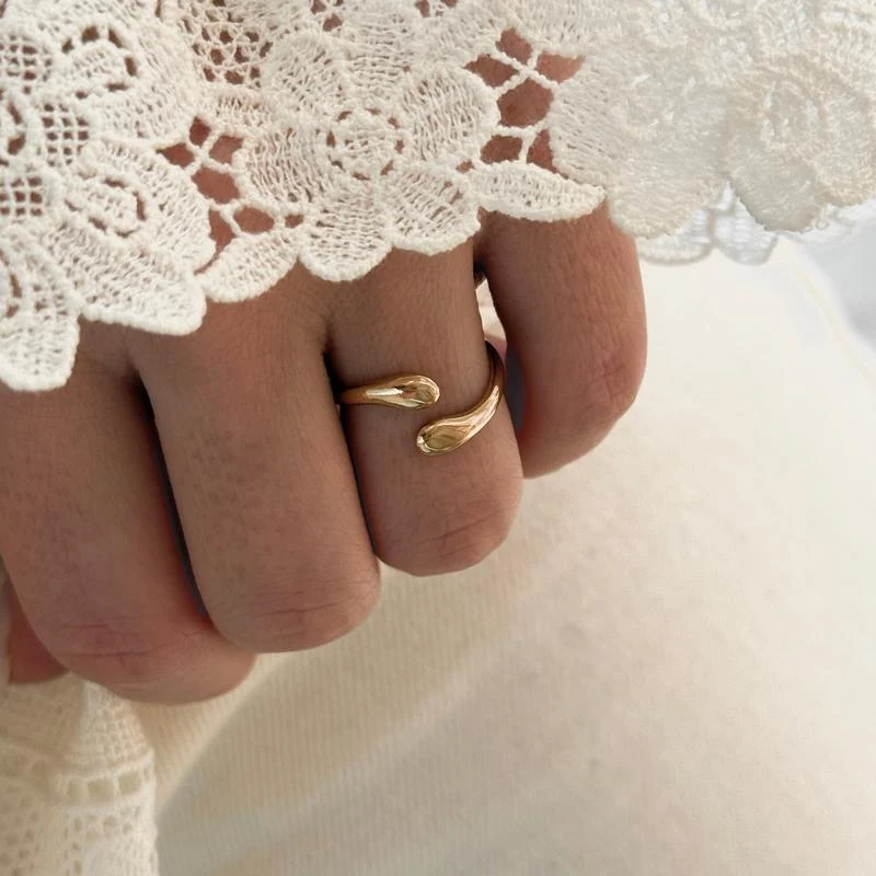Bague "Lorna" acier