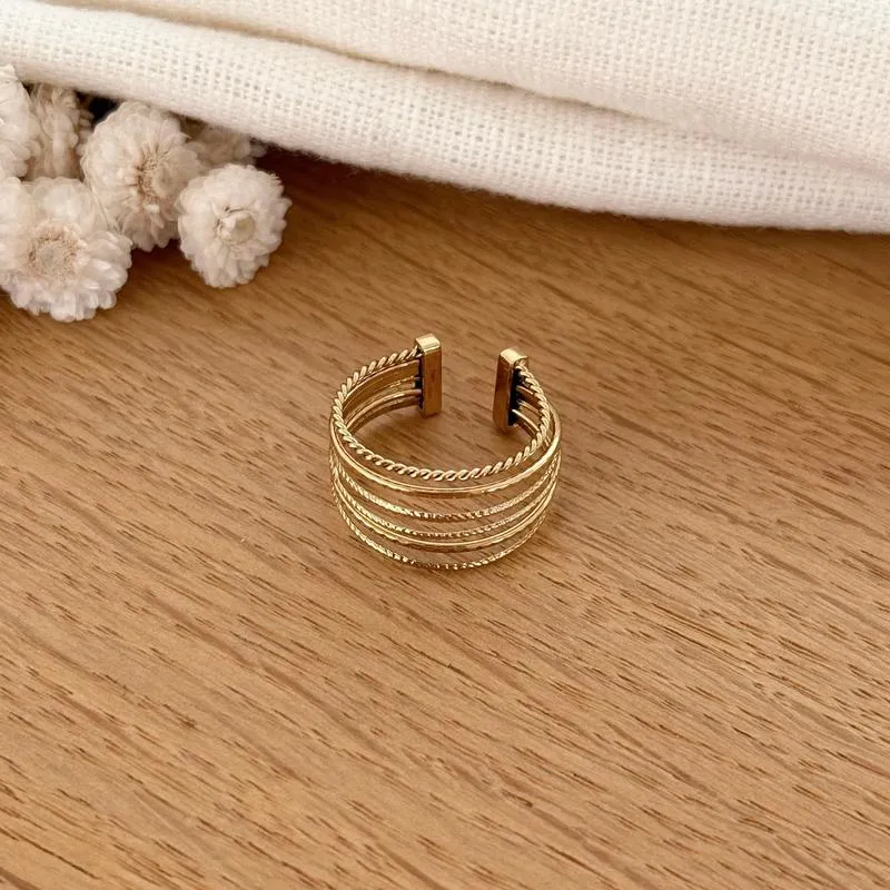 Bague "Nelly" acier