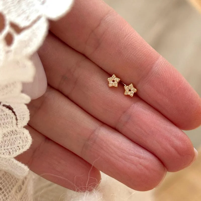 Boucles d'oreilles "Stella" plaqué or