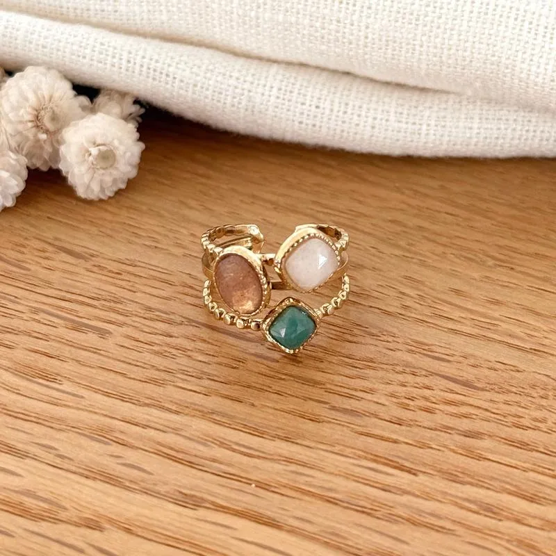 Bague "Naïa" acier