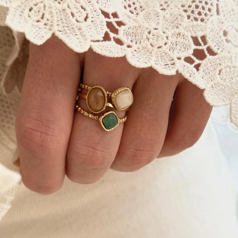 Bague "Naïa" acier