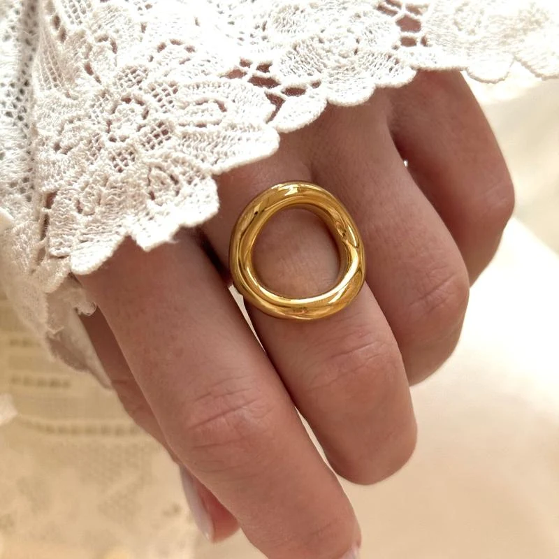 Bague "Orma" acier