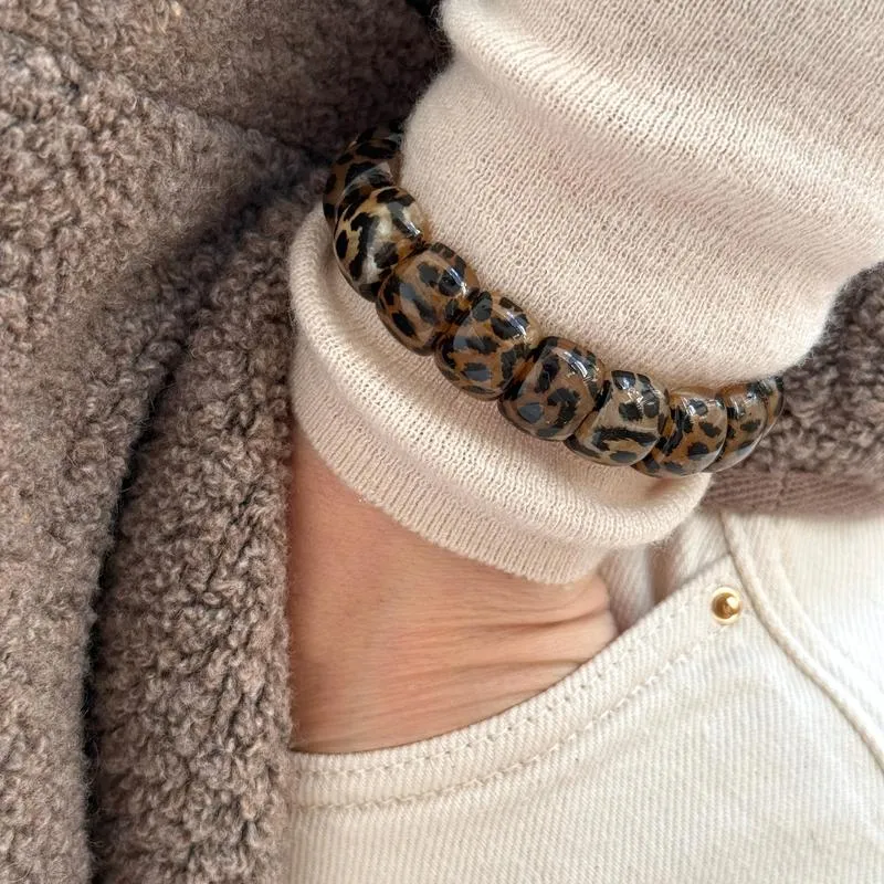 Bracelet "Alia" léopard