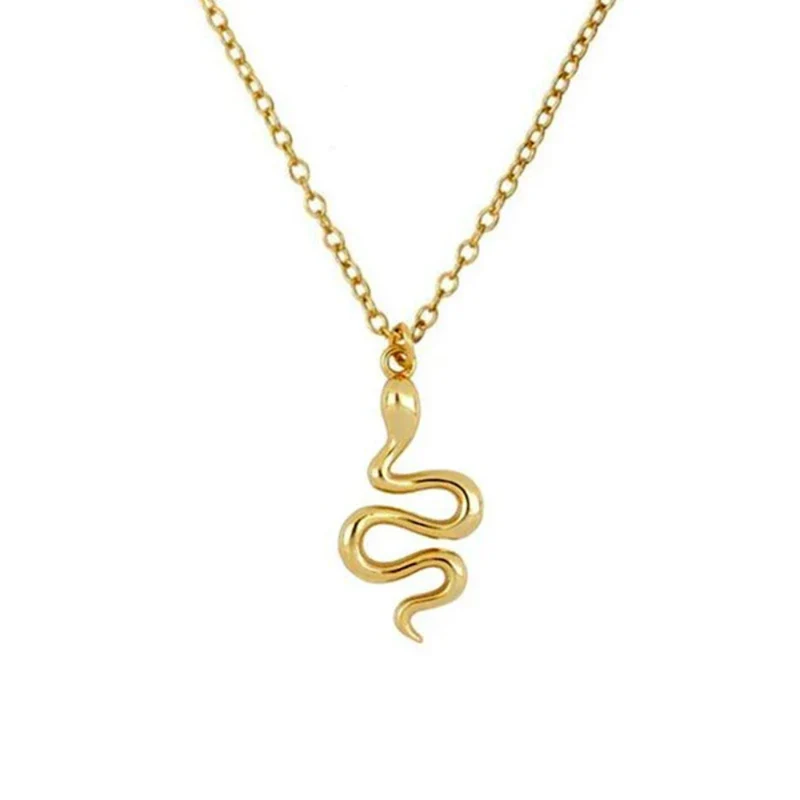 Collier Pendentif Serpent