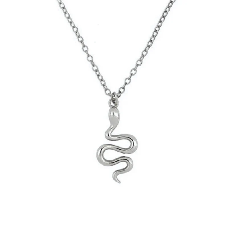Collier Pendentif Serpent
