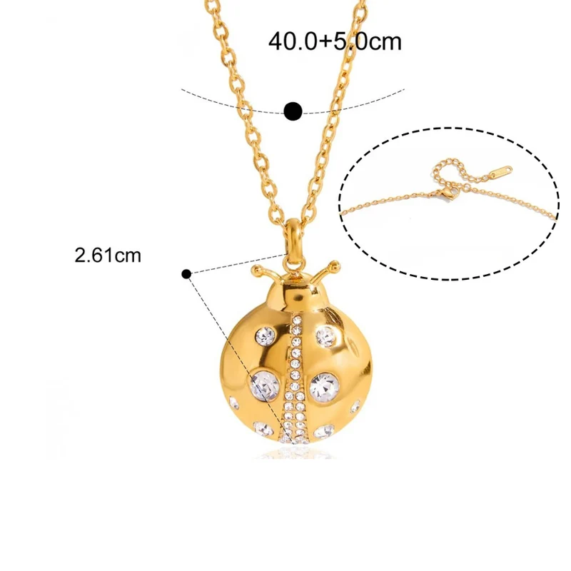 Collier pendentif Coccinelle