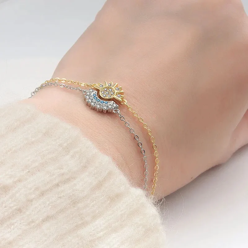 Bracelet Céleste Soleil et Lune