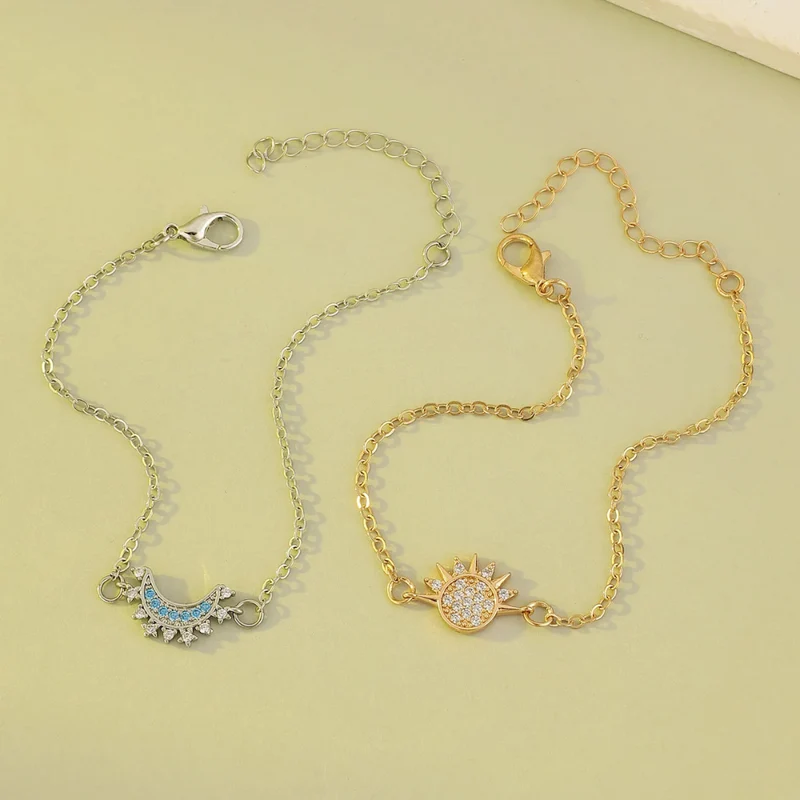 Bracelet Céleste Soleil et Lune