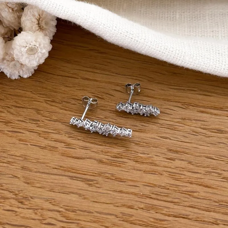 Boucles d'oreilles "Asmine" argent