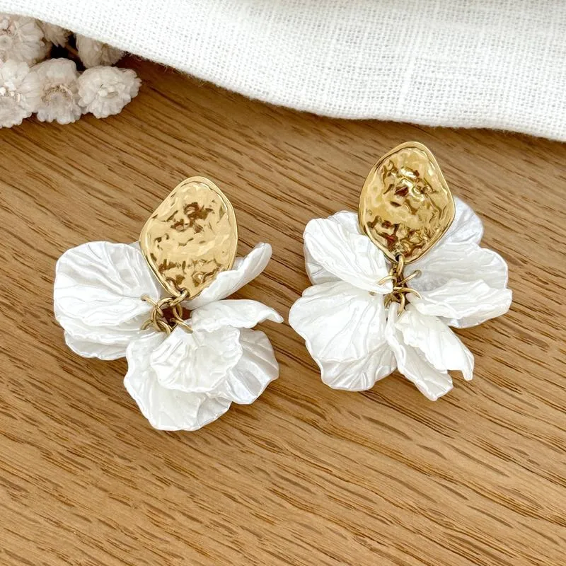 Boucles d'oreilles "Selena" acier