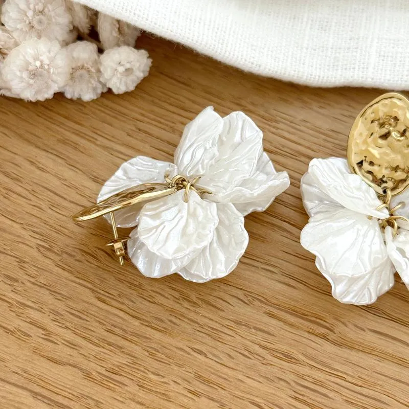 Boucles d'oreilles "Selena" acier