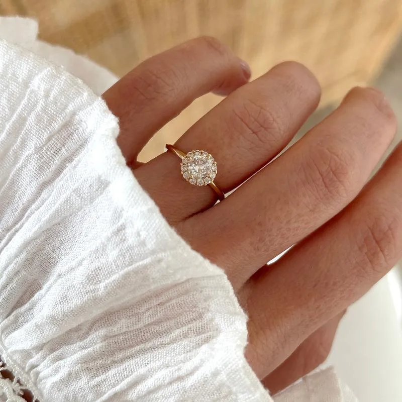 Bague "Ludivine" plaqué or