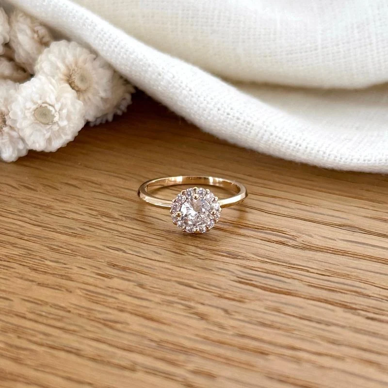 Bague "Ludivine" plaqué or
