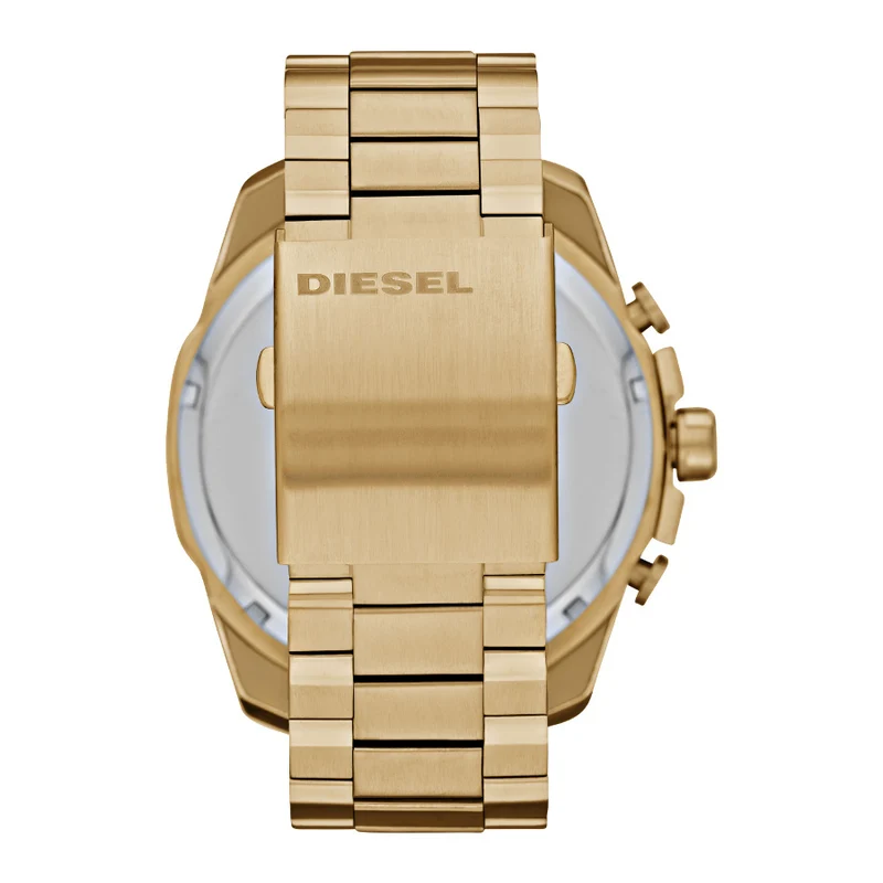 Diesel Mega Chief Hommes Montre Or DZ4360