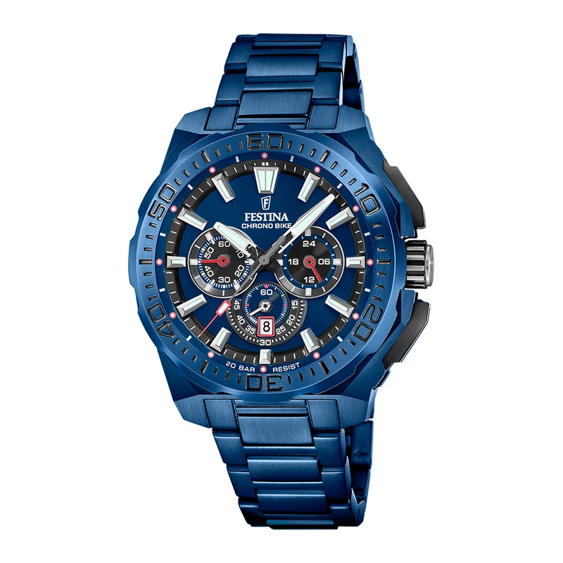 Festina Chrono Bike Montre Bleue Pour Homme F20729/1