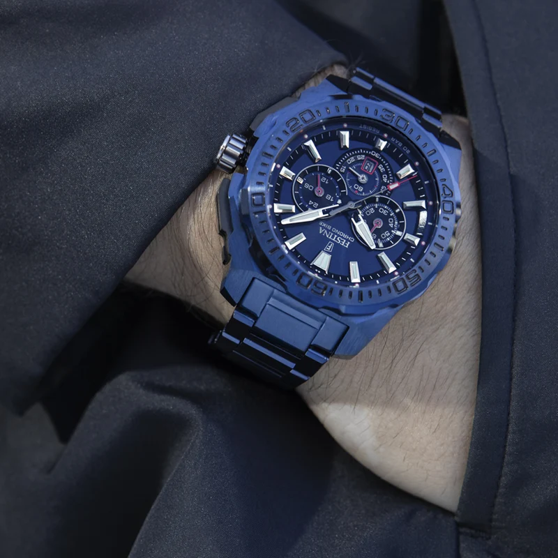 Festina Chrono Bike Montre Bleue Pour Homme F20729/1