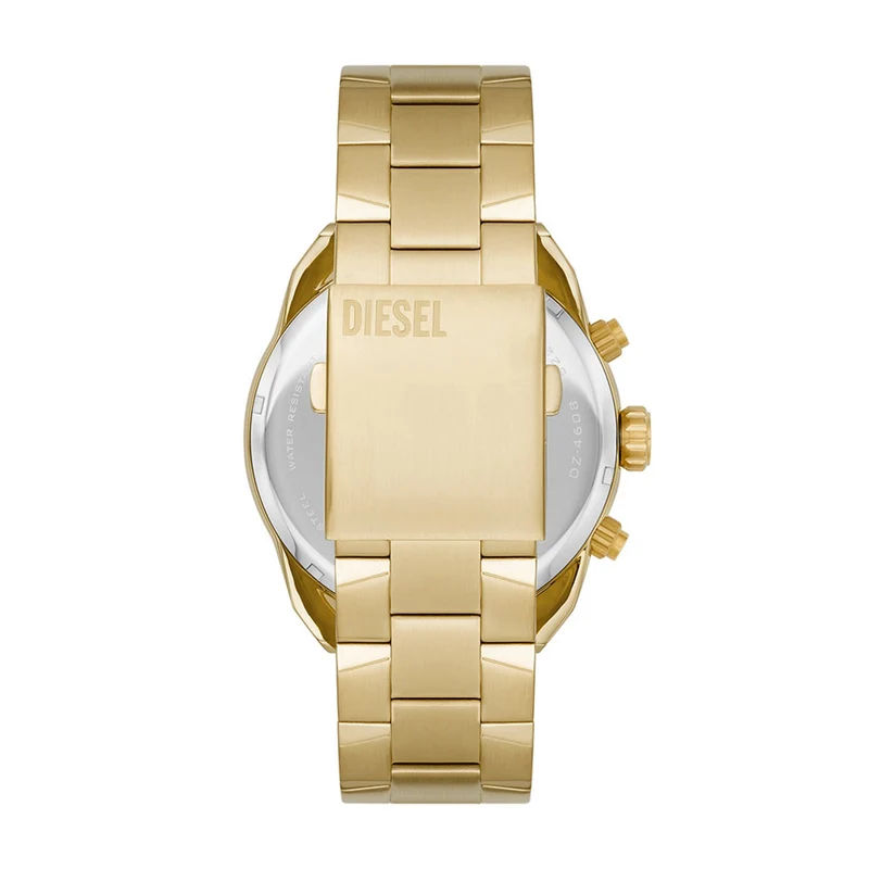 Diesel Spiked Hommes Montre Or DZ4608