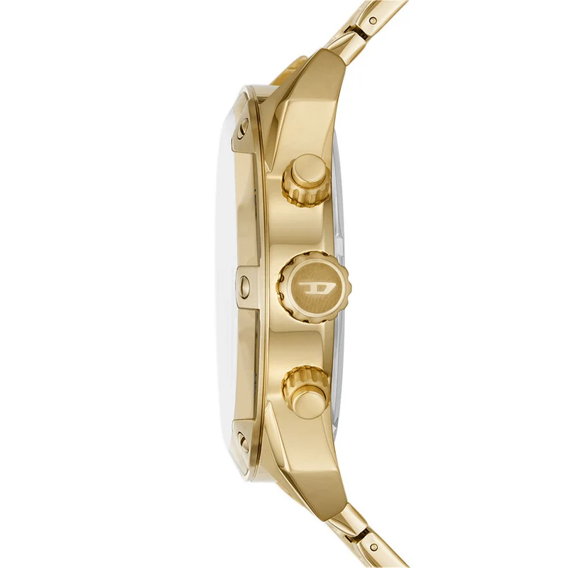 Diesel Spiked Hommes Montre Or DZ4608
